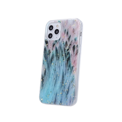 Picture of HQ Gold Glam Maks preks Samsung S21 G991 Peacock