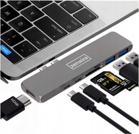 Picture of HUB USB Zenwire 2x USB-C  + 2x USB-A 3.0 (1026902325)