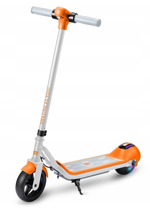 Picture of Hulajnoga Elektryczna Dla Dzieci Dziecka Led 10 Km/h Zasig 8 Km Kiddoboo / Kby2whi / Y2 / Kiddorider / Pomaraczowy