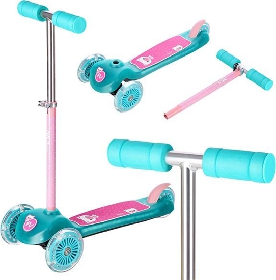 Изображение Hulajnoga NILS Fun HLB001 TURQUOISE HULAJNOGA DZIECICA NILS FUN