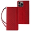 Picture of Hurtel - Magnet Strap Case Case for iPhone 13 Pro Max Pouch Wallet + Mini Lanyard Pendant Red