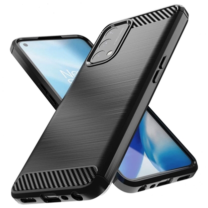 Изображение Hurtel Carbon Case Flexible cover for OnePlus Nord N200 5G black
