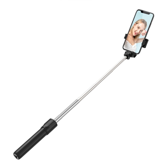 Изображение Selfie stick Hurtel Selfie stick WRY1S teleskopowy tripod 0.7m na telefon - czarny