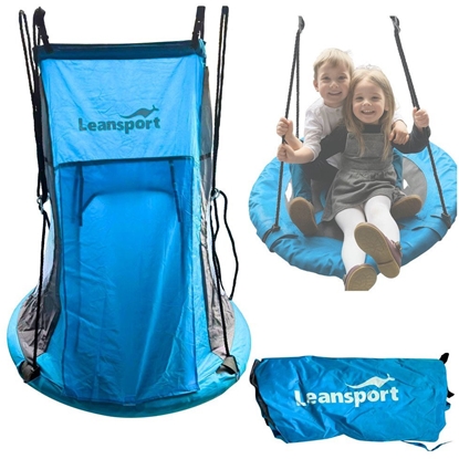 Attēls no Hutawka Lean Sport Namiot do Hutawki Bocianie Gniazdo Niebieski 90-100CM