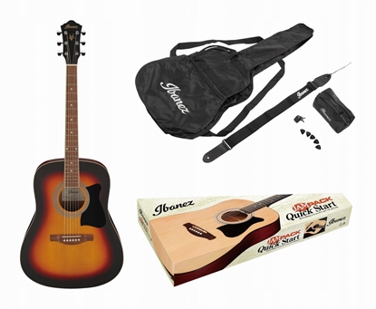 Picture of Ibanez V50NJP-OVS acoustic guitar package