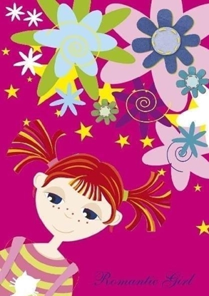 Picture of ibis/books Zeszyt w linie. Romantic girl. Jeynka róowa