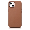 Picture of iCarer iCarer Case Leather Case Cover for iPhone 14 Brown (WMI14220705-BN) (MagSafe Compatible)