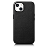 Picture of iCarer iCarer Case Leather cover for iPhone 14 Plus genuine leather case black (compatible with MagSafe)