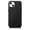 Picture of iCarer iCarer Case Leather cover for iPhone 14 Plus genuine leather case black (compatible with MagSafe)