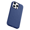 Picture of iCarer iCarer Case Leather Cover Genuine Leather Case for iPhone 14 Pro Max blue (WMI14220708-BU) (MagSafe compatible)