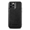Изображение iCarer iCarer Leather Oil Wax case covered with natural leather for iPhone 12 Pro Max black (ALI1206-BK)