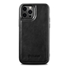 Изображение iCarer iCarer Leather Oil Wax case covered with natural leather for iPhone 12 Pro Max black (ALI1206-BK)