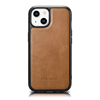 Изображение iCarer iCarer Leather Oil Wax case covered with natural leather for iPhone 14 Plus brown (WMI14220719-TN)