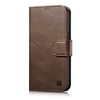 Изображение iCarer iCarer Oil Wax Wallet Case 2in1 Cover iPhone 14 Pro Anti-RFID Leather Flip Case Brown (WMI14220722-BN)