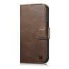Изображение iCarer iCarer Oil Wax Wallet Case 2in1 Cover iPhone 14 Pro Anti-RFID Leather Flip Case Brown (WMI14220722-BN)