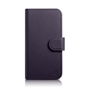 Изображение iCarer iCarer Wallet Case 2in1 Case iPhone 14 Leather Flip Cover Anti-RFID Dark Purple (WMI14220725-DP)