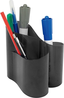 Attēls no ICO Przybornik na biurko ICO Lux, transparentny czarny