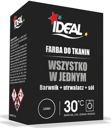 Attēls no Ideal All in One barwnik do tkanin Czarny 350g