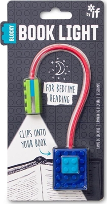 Изображение IF Blocky Book Light Blue lampka do ksiki niebieska