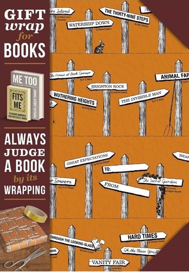 Изображение IF Gift wrap Papier do ksiki Novel signposts