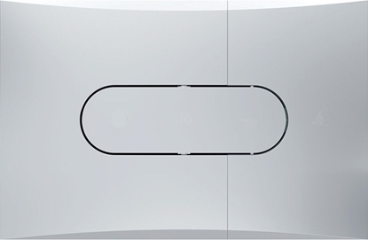 Attēls no Ifö Sign frontluge forkromet - stort og lille skyl til Fresh WC dosering