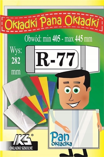 Picture of IKS Okadka ksikowa reg.R-77 wys. 282mm x obw. 405mm - 445mm p25 IKS cena za 1szt