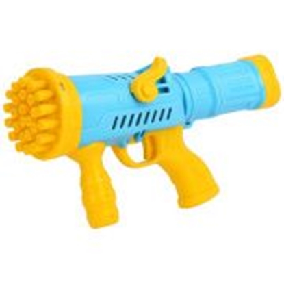Picture of iLike Bubble Gun 32 hole Soap Bubble Gun with bottle holder for Indoor Kids Party & Outdoor Games