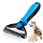 Attēls no iLike Dog & Cat Dematting Comb L Size Dual-Blade Design Soft Grip Handle