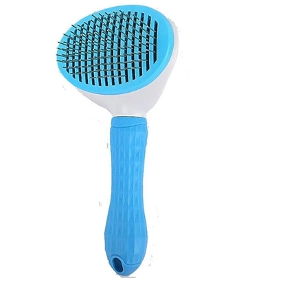 Picture of iLike Pet Smart Pet Comb for Dogs & Cats Soft Silicone De-shedding Brush for 15–25 mm Fur
