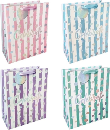 Изображение Incood Torba ozdobna 26x32 Celebrate pastelowa