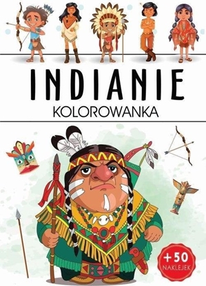 Изображение Indianie kolorowanka