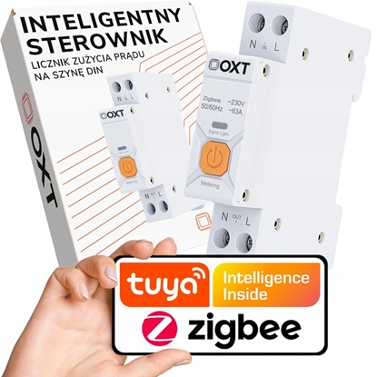 Attēls no Inteligentny Sterownik OXT | 63A | Licznik | ZigBee | Tuya T337