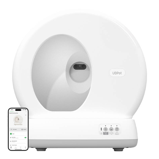 Picture of Intelligent self-cleaning cat litterbox with camer