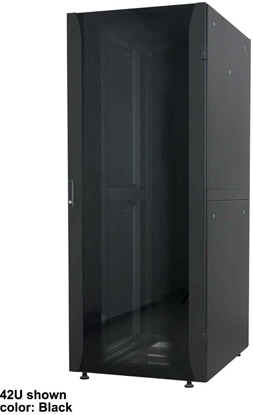 Изображение INTELLINET 48,3 cm 19Zoll Netzwerkschrank Premium Line 32 HE 1589x600x800mm HxBxT Flatpack Traglast 2000kg grau