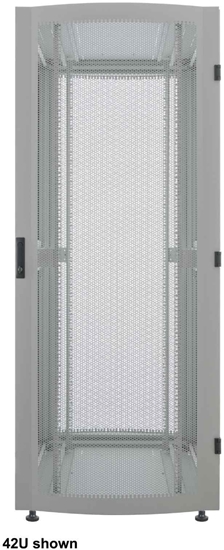 Изображение INTELLINET 48,3cm 19Zoll Serverschrank Premium Line 26 HE 1322x600x1000mm HxBxT Flatpack Traglast 2000kg grau