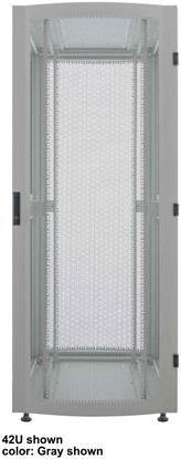 Изображение INTELLINET 48,3cm 19Zoll Serverschrank Premium Line 26 HE 1322x600x1000mm HxBxT Flatpack Traglast 2000kg schwarz