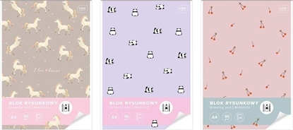 Attēls no Interdruk Blok rysunkowy A4/50K UV Cute Girl (5szt)