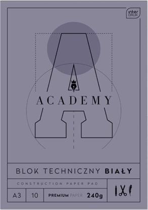 Изображение Interdruk Blok techniczny A3/10K Academy (10szt)