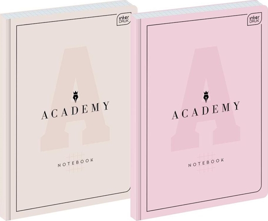 Picture of Interdruk Brulion A4/96K kratka Academy Pastel (5szt)