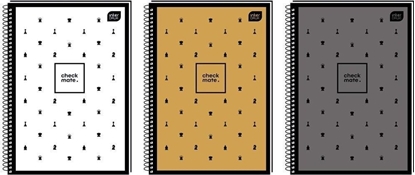 Attēls no Interdruk Koozeszyt A4/80K kratka Soft Touch Chess (5szt)