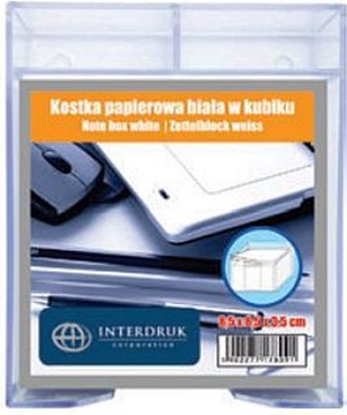 Attēls no Interdruk Kostka biaa nieklejona w kubiku