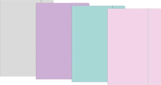 Picture of Interdruk Teczka z gumk A4+ Pastel (10szt)