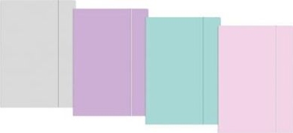 Attēls no Interdruk Teczka z gumk A5+ Pastel (10szt)