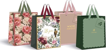 Attēls no Interdruk Torebka dua 33x46x10cm gold mix