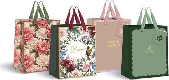 Picture of Interdruk Torebka dua 33x46x10cm gold mix