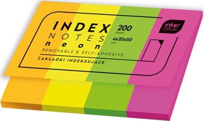 Attēls no Interdruk Zakadki indeksujce neon 200szt