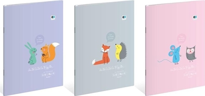 Attēls no Interdruk Zeszyt A4/32K linia kolorowa B&B Kids (10szt)