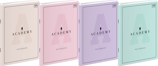 Picture of Interdruk Zeszyt A5 60k. INTERDRUK 90g Academy pastel, linia Interdruk