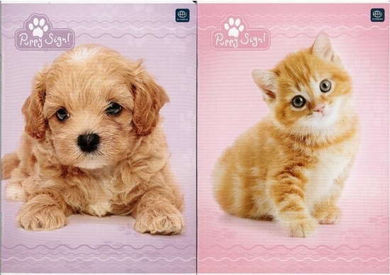 Picture of Interdruk Zeszyt A5/16K kratka UV Puppy Sign (20szt)