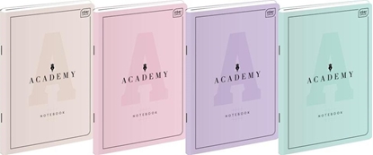 Attēls no Interdruk Zeszyt A5/60K kratka Academy Pastel (10szt)